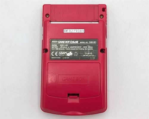 Gameboy Color - Berry Red - Console - SNR CH21568905  (B Grade) (Genbrug)